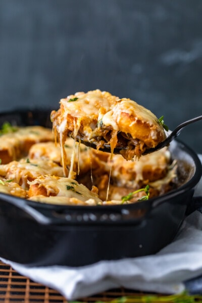 Easy French Onion Soup Casserole Recipe - The Cookie Rookie®