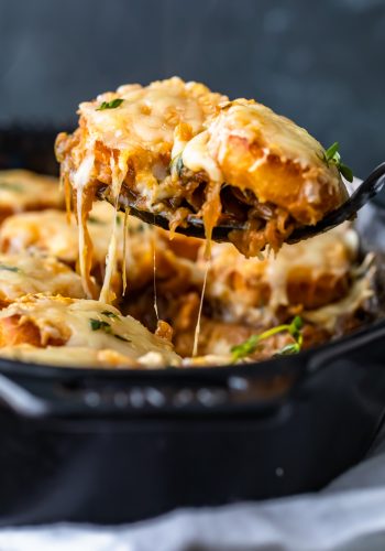 Easy French Onion Soup Casserole Recipe - The Cookie Rookie®