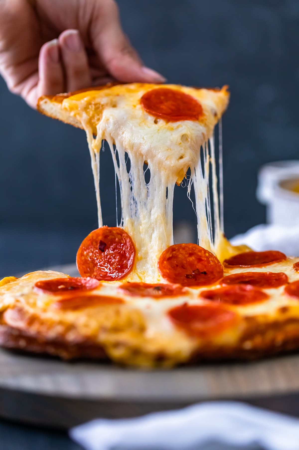 pepperoni pizza cheese pizza