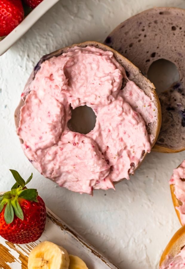 Banana Strawberry Cream Cheese Spread Easy Cream Cheese Recipe Recipe The Cookie Rookie®