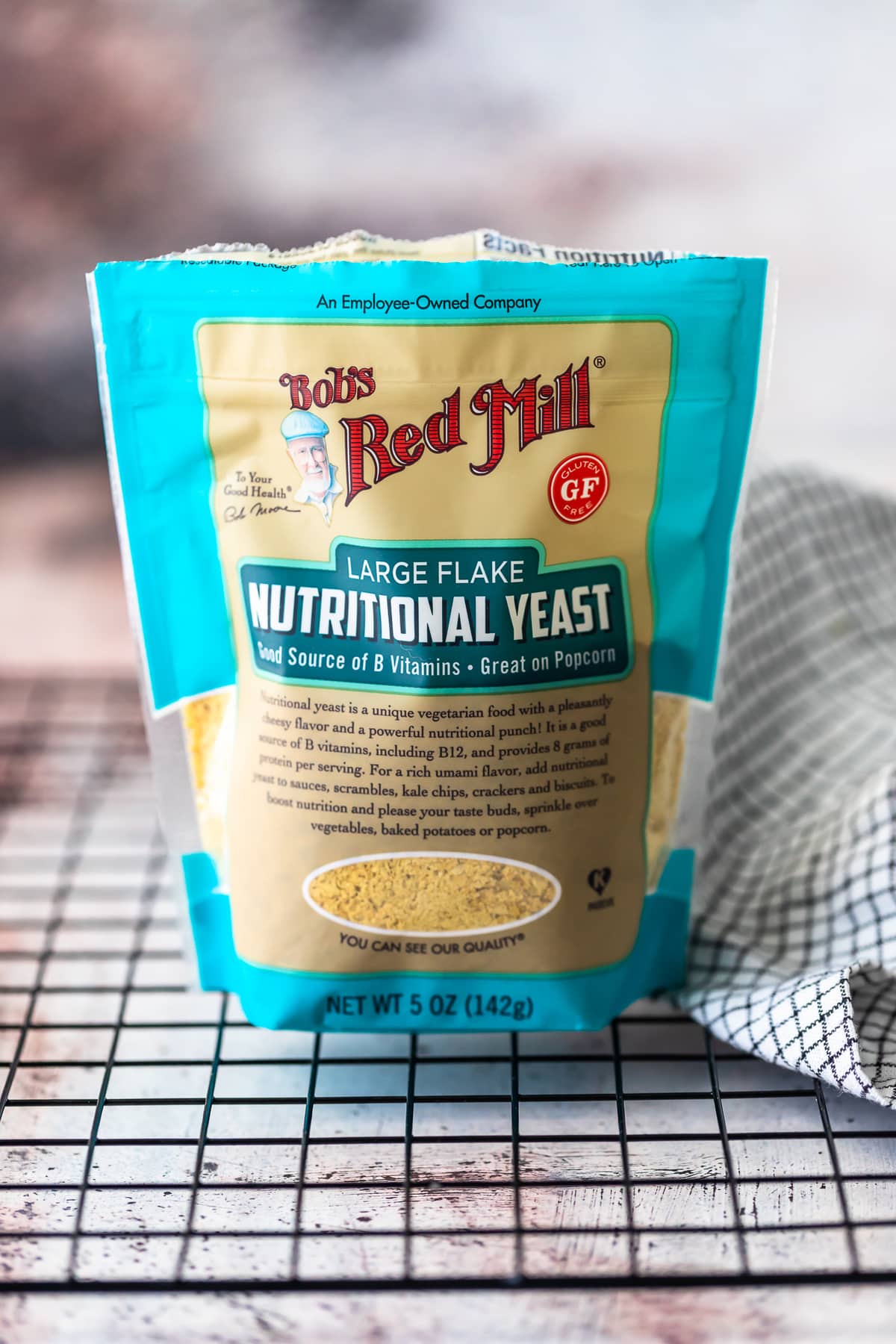 bag of Bob's Red Mill nutritional yeast