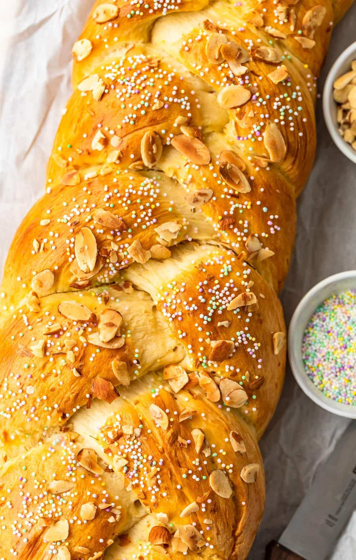 Easter Bread Recipe {Orange Almond Sweet Bread} - (VIDEO!)