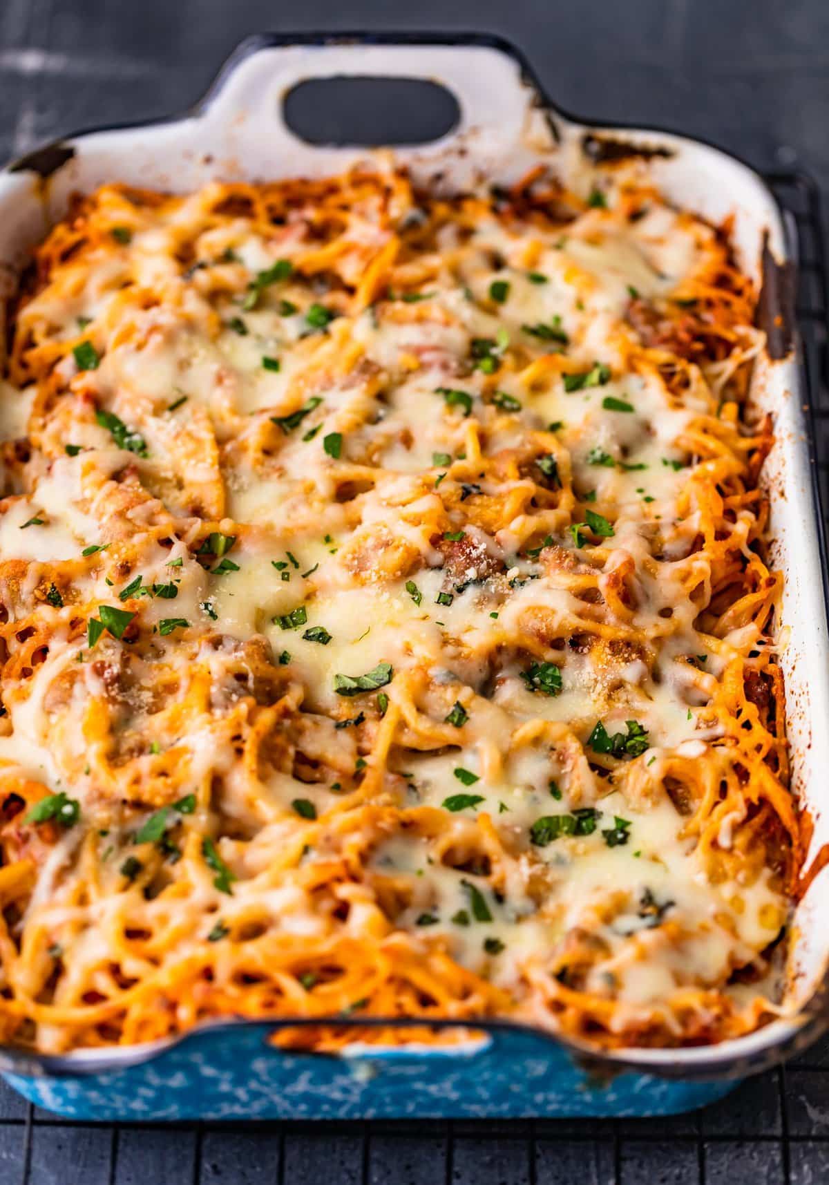 Baked Spaghetti Recipe The Cookie Rookie VIDEO 