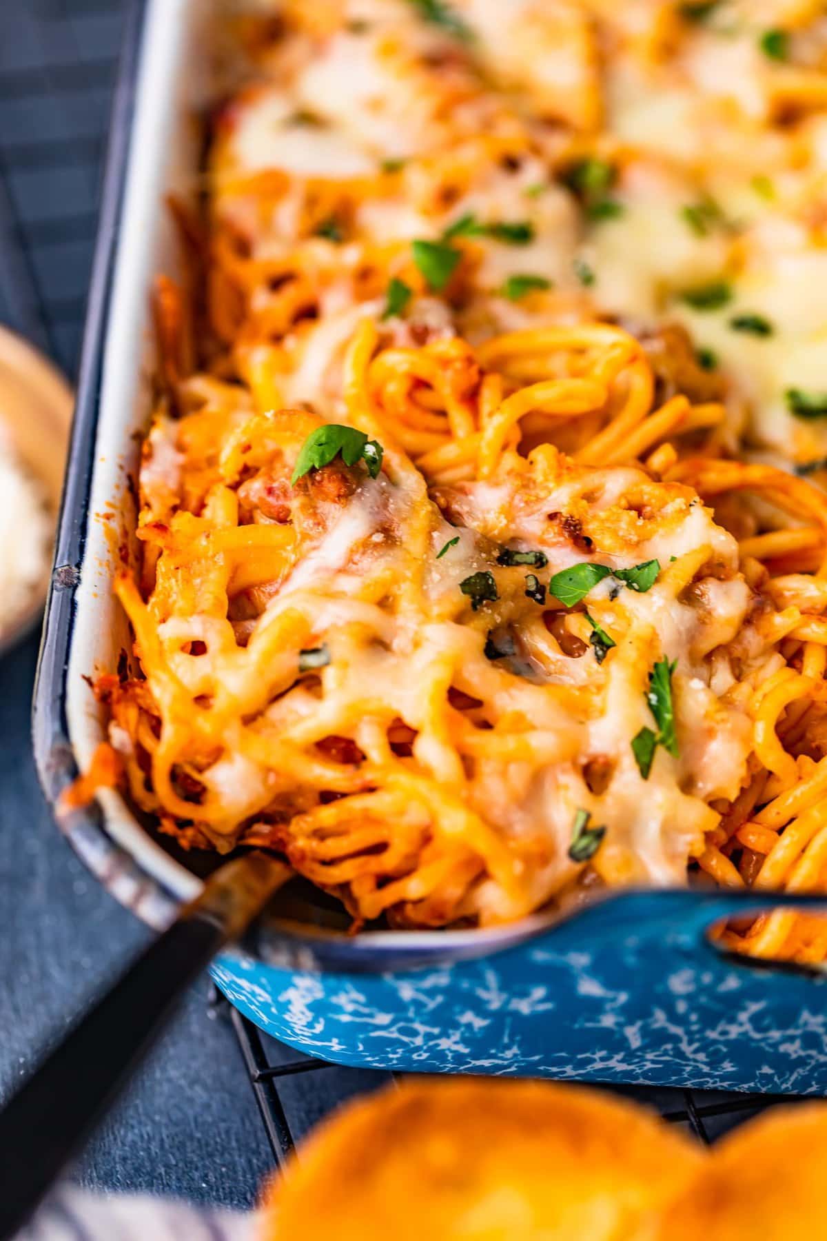 Baked Spaghetti Recipe - The Cookie Rookie® (VIDEO!!)