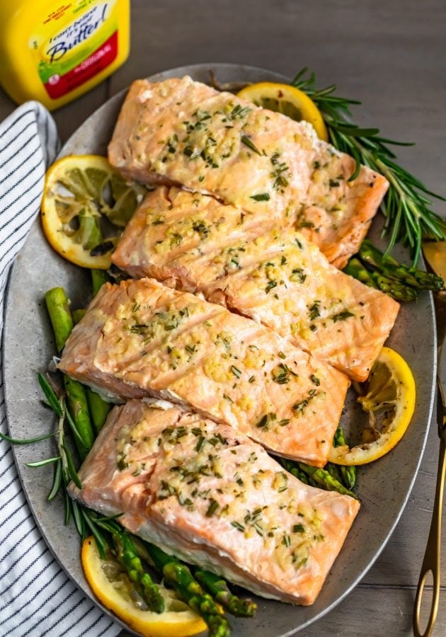 Garlic Butter Salmon - VIDEO!!