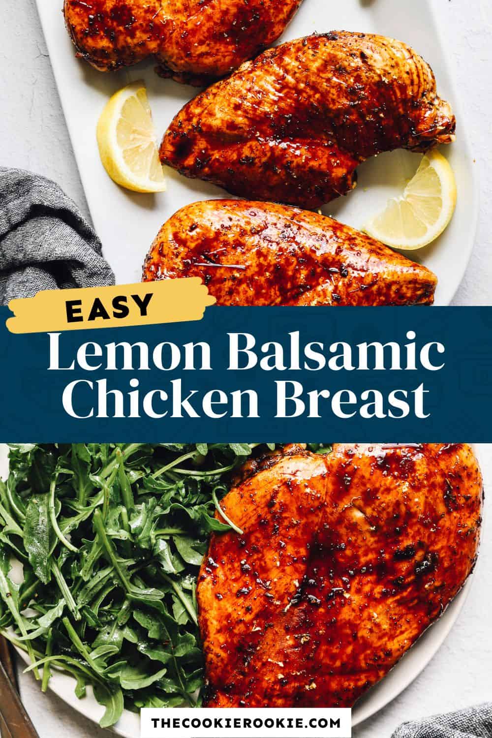 Honey Balsamic Chicken Breast Recipe - The Cookie Rookie®