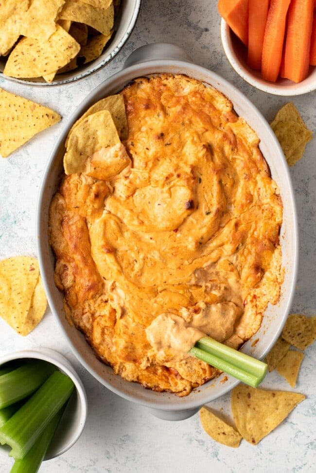 Buffalo Chicken Dip Recipe (VIDEO) The Cookie Rookie