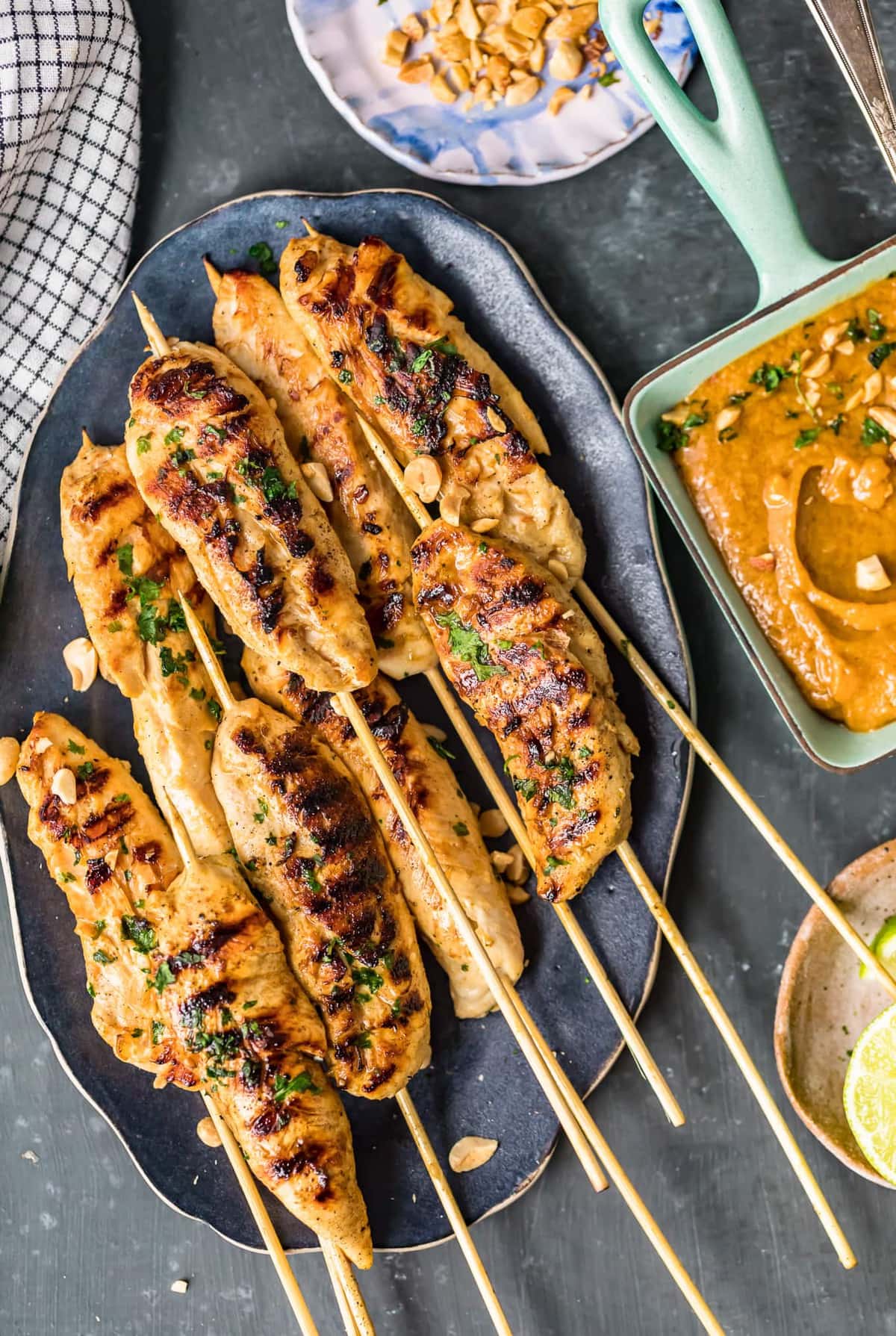 Chicken Satay With Peanut Sauce The Cookie Rookie VIDEO 