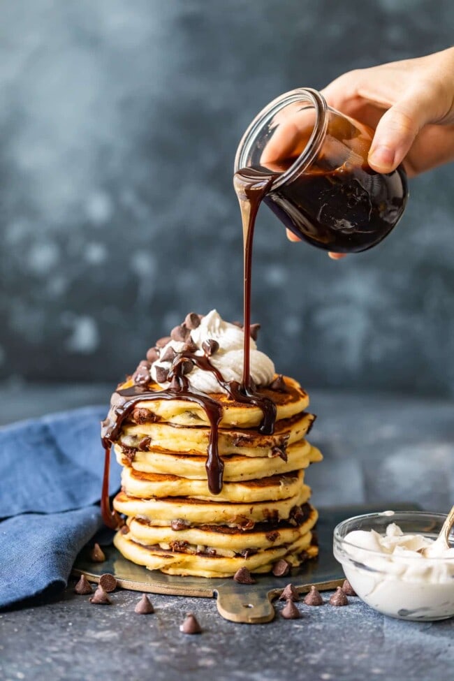 Easy Chocolate Syrup (Chocolate Sauce for Pancakes) Recipe - The Cookie ...