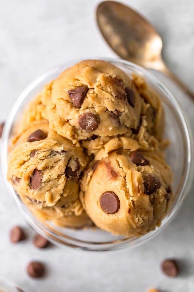 Edible Cookie Dough Recipe (Chocolate Chip Cookie Dough) - The Cookie ...