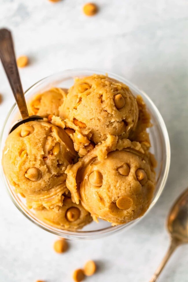 Edible Peanut Butter Cookie Dough Recipe - The Cookie Rookie® (VIDEO)