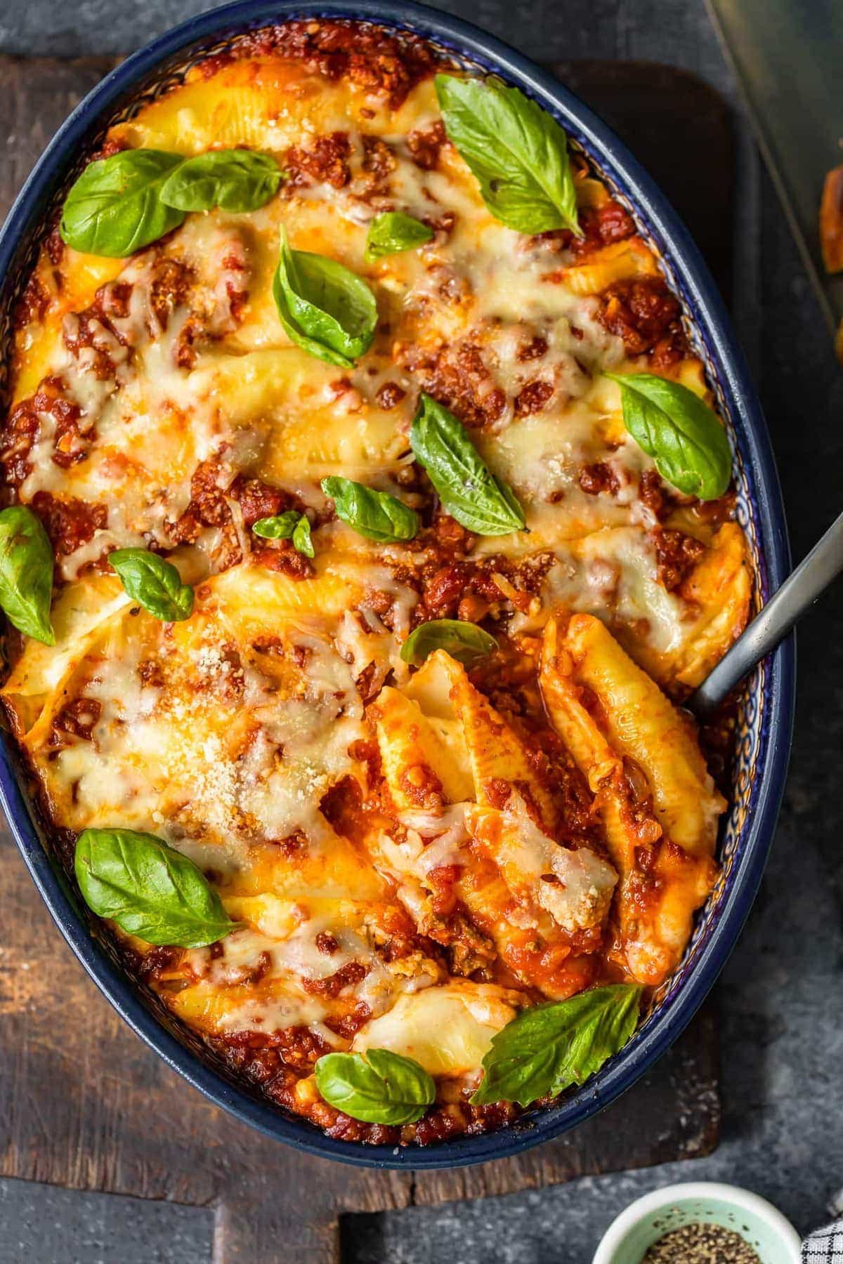 Stuffed Shells with Ground Beef - The Cookie Rookie®