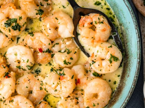 Creamy Garlic Shrimp (spicy) Recipe - The Cookie Rookie®