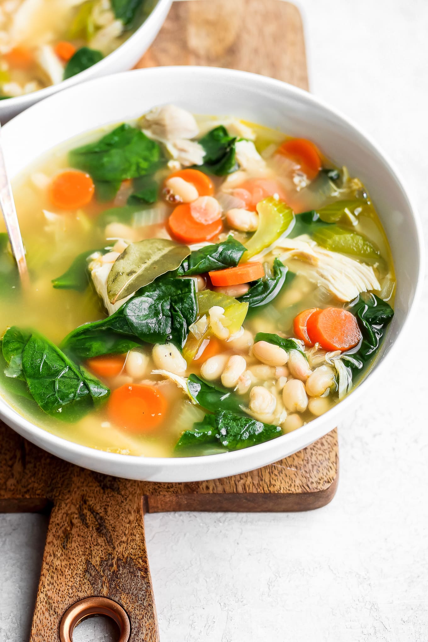 Crockpot Tuscan Chicken Soup - The Cookie Rookie®