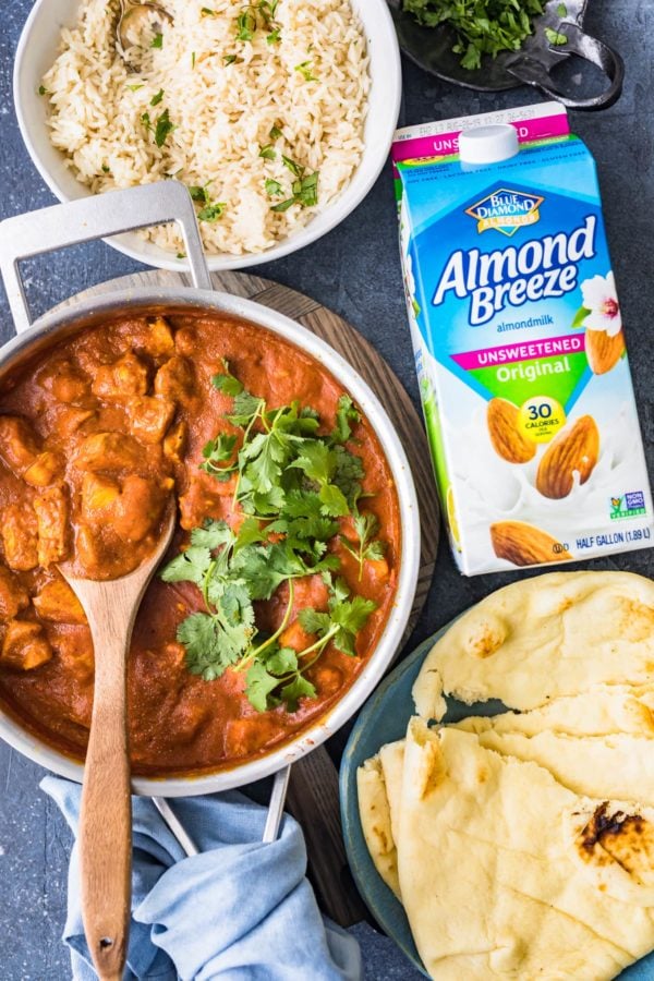 Healthy Almond Milk Chicken Curry Recipe (Dairy Free) - The Cookie Rookie®