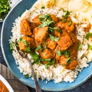 almond milk chicken curry