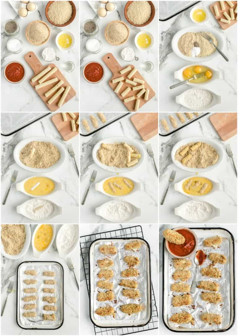 Baked Mozzarella Sticks Recipe The Cookie Rookie® Video