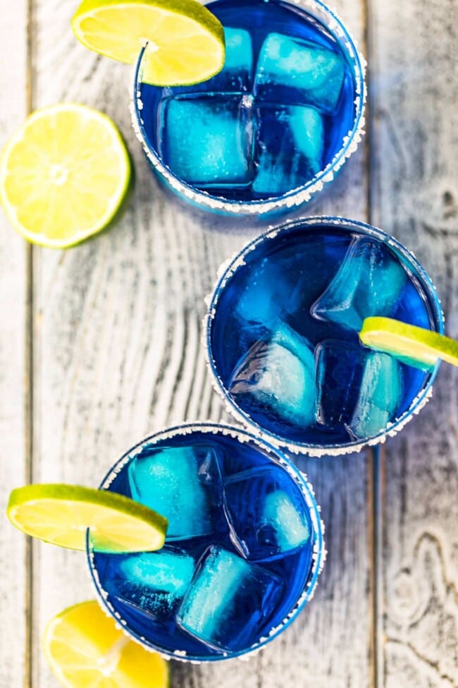 Blue Margarita Recipe (Azul Margaritas) - The Cookie Rookie®