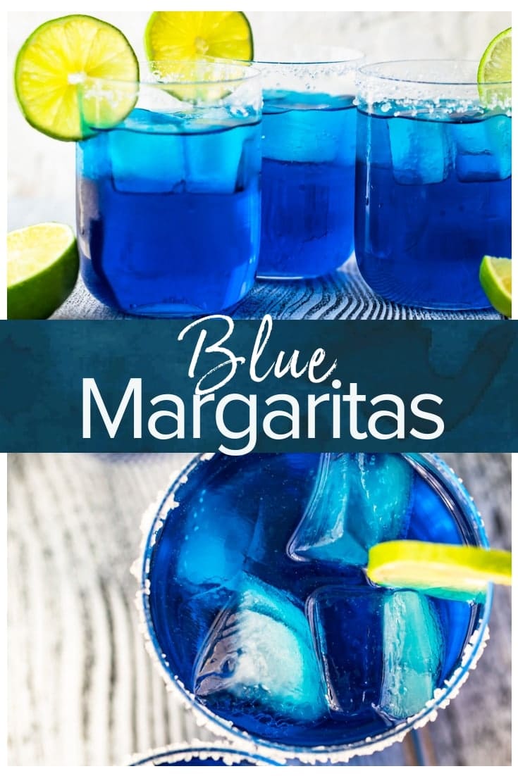 Blue Margarita Recipe (Azul Margaritas) - The Cookie Rookie®