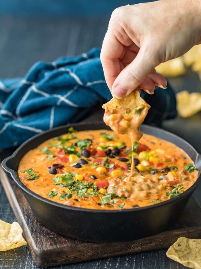 Easy Queso Blanco Dip with Chorizo - The Cookie Rookie®