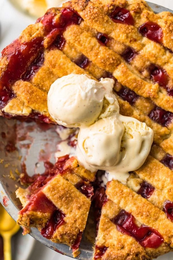 Homemade Cherry Pie Recipe - The Cookie Rookie®