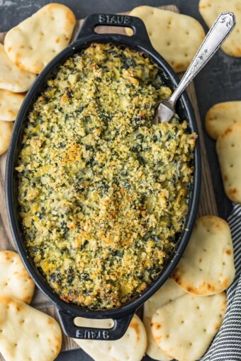 Baked Spinach Artichoke Dip Recipe - (HOW TO VIDEO!)