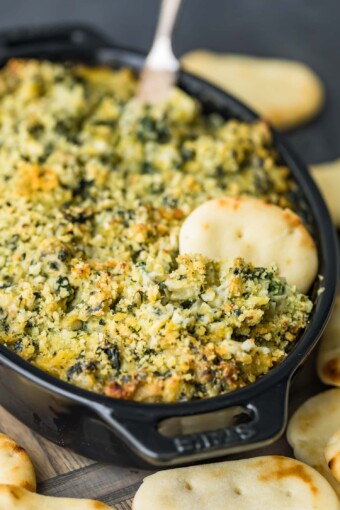 Baked Spinach Artichoke Dip Recipe - (HOW TO VIDEO!)