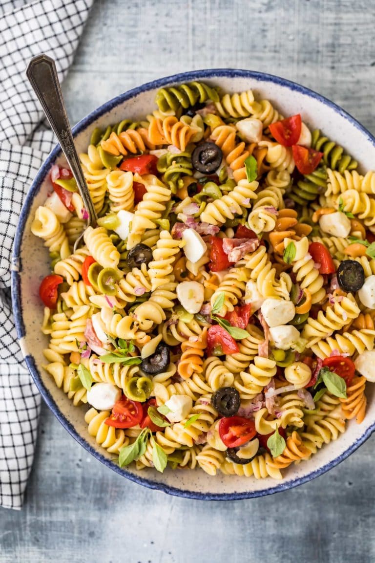 Italian Pasta Salad Recipe - The Cookie Rookie® (VIDEO!!)