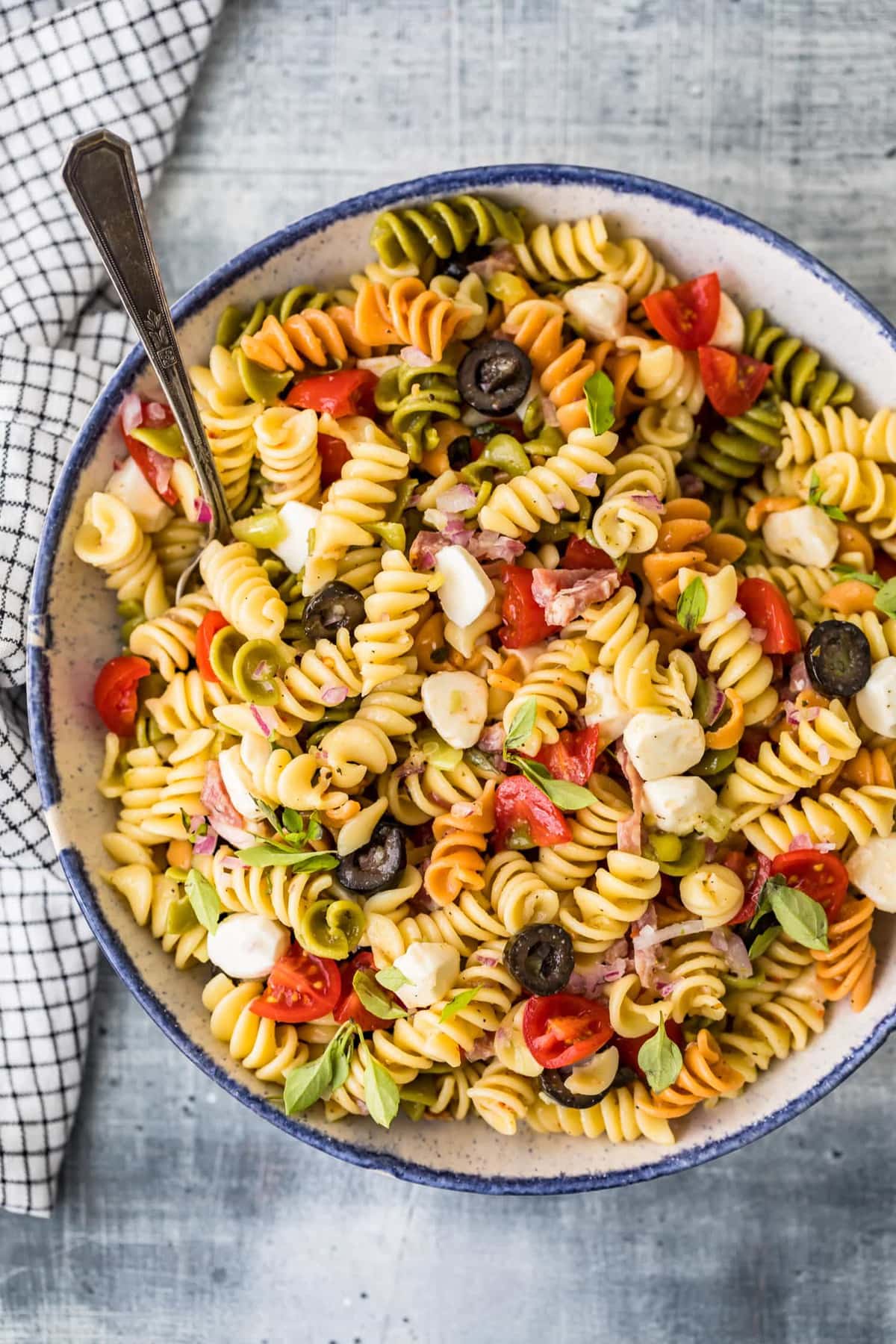 Italian Pasta Salad Recipe The Cookie Rookie VIDEO 