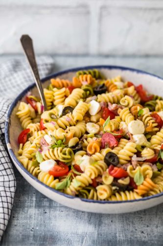 Italian Pasta Salad Recipe - The Cookie Rookie® (VIDEO!!)