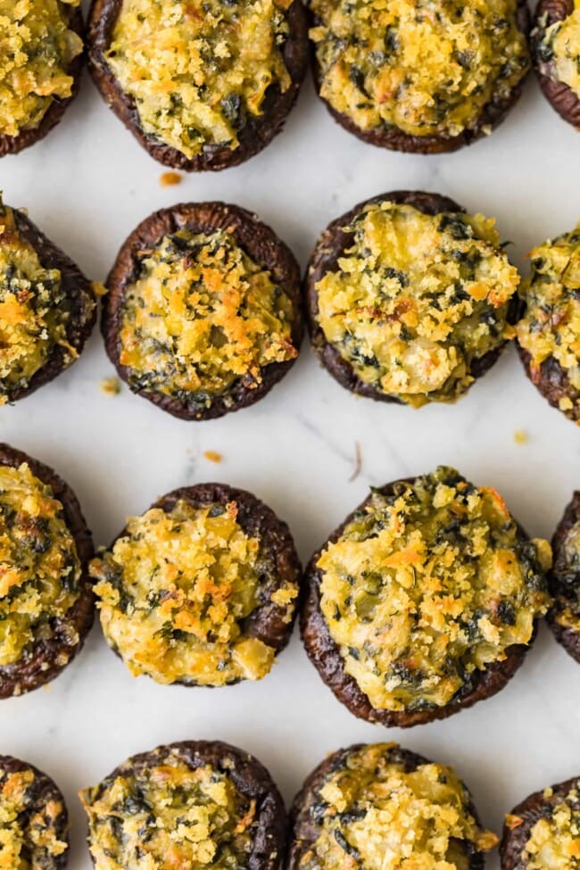 Spinach Stuffed Mushrooms Recipe The Cookie Rookie®