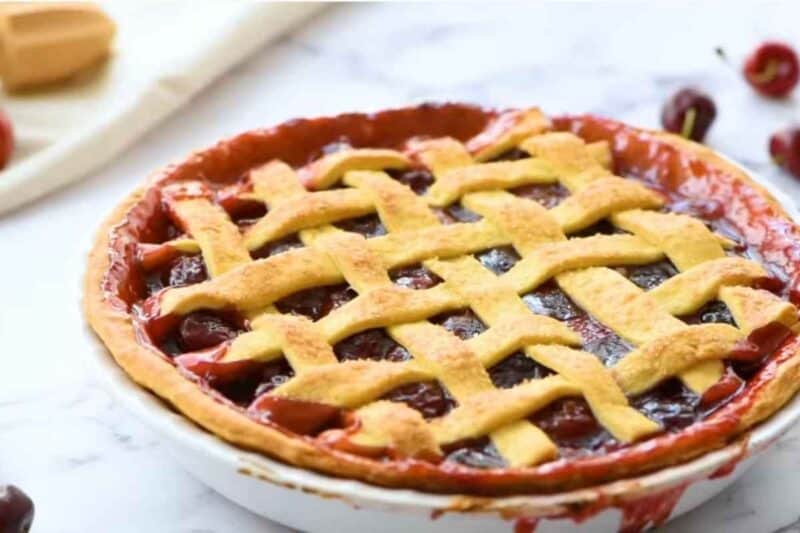 bake the cherry pie.