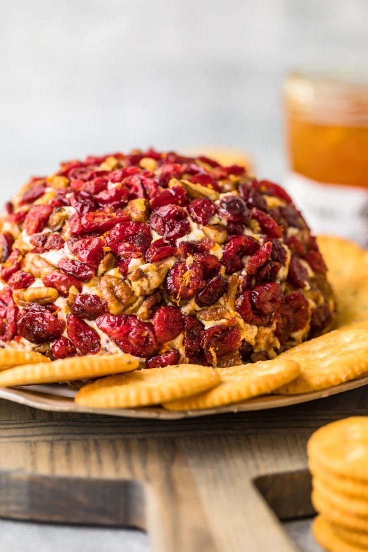 Christmas Cheese Ball Recipe with Orange and Cranberry Recipe - The ...