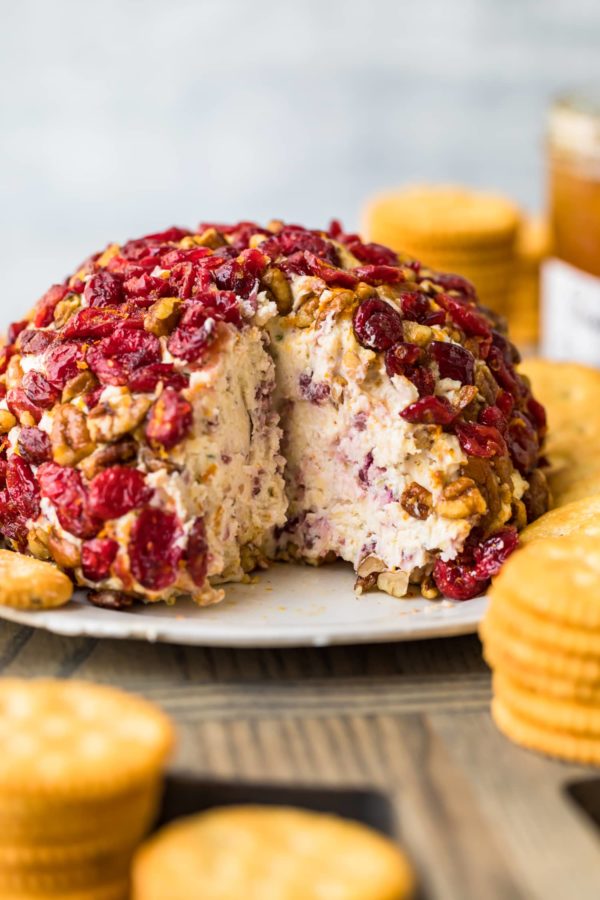 Christmas Cheese Ball Recipe with Orange and Cranberry Recipe - The ...