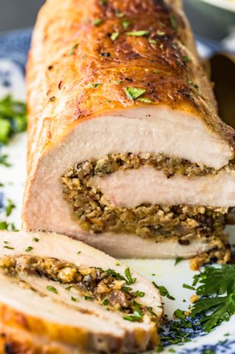 Stuffing Stuffed Pork Roast Recipe (Pork Roulade) - (VIDEO!!)