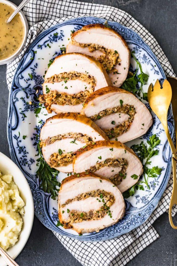 Stuffing Stuffed Pork Roast Recipe (Pork Roulade) - (VIDEO!!)