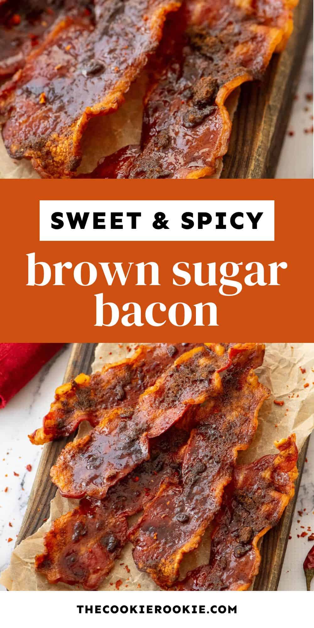 sweet and spicy bacon pin image