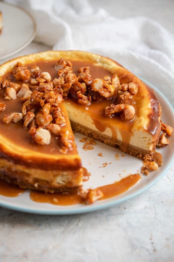 Macadamia Caramel Cheesecake Recipe - The Cookie Rookie®