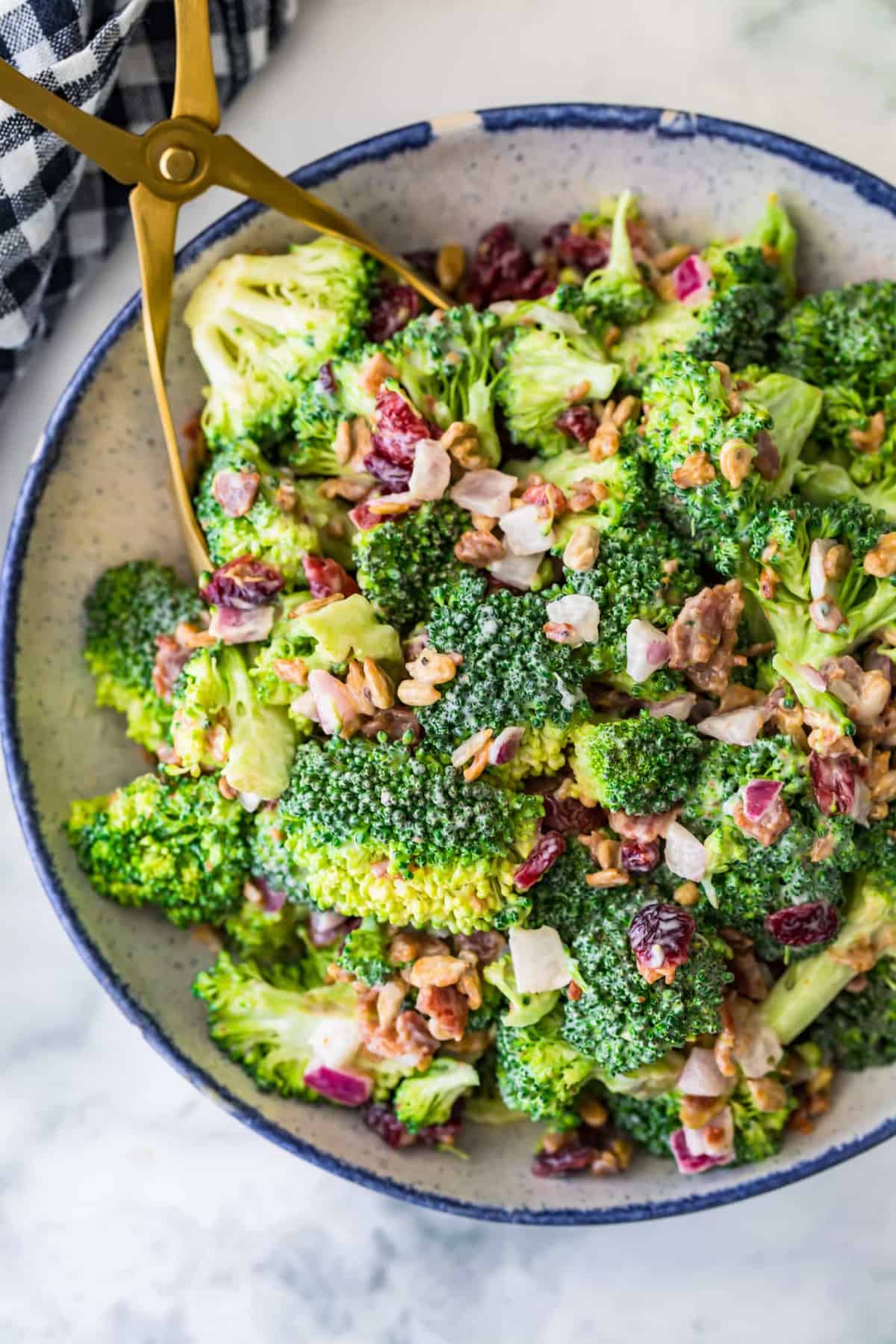 BEST Broccoli Salad (Creamy Broccoli Bacon Salad Recipe)