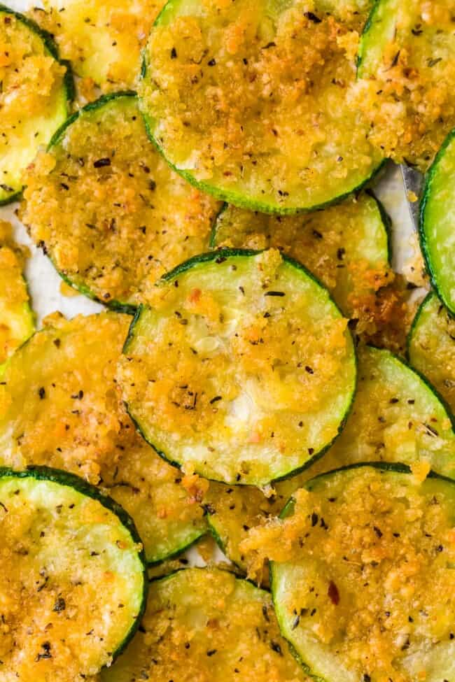 Crispy Baked Zucchini Recipe (Easy and Cheesy!) - (VIDEO!!)