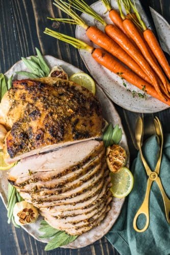 Roast Turkey Breast Recipe - Roasted Garlic Butter Turkey (VIDEO!)