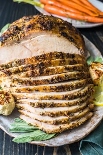 Roast Turkey Breast Recipe - Roasted Garlic Butter Turkey (VIDEO!)