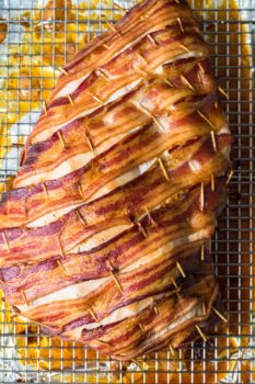 Bacon Wrapped Turkey Breast Recipe - The Cookie Rookie®