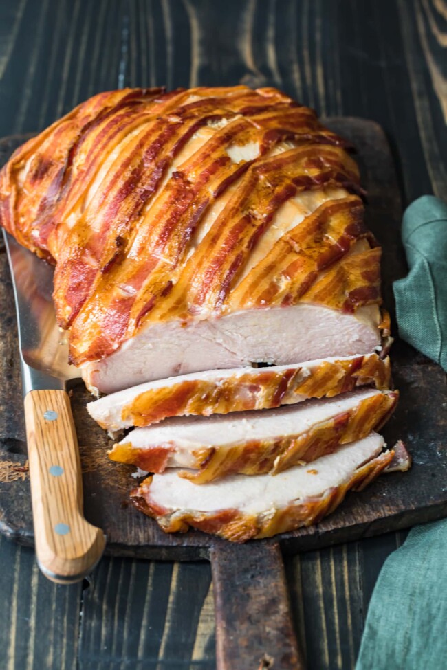 Bacon Wrapped Turkey Breast Recipe - The Cookie Rookie®