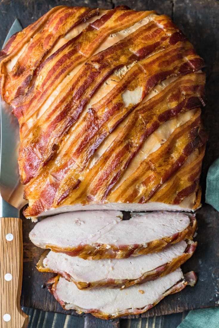 Bacon Wrapped Turkey Breast - The Cookie Rookie