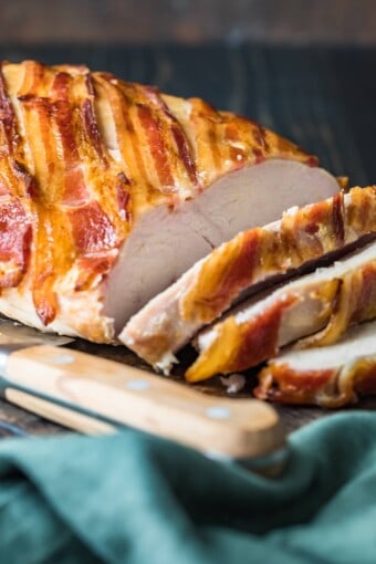 Bacon Wrapped Turkey Breast Recipe - The Cookie Rookie®