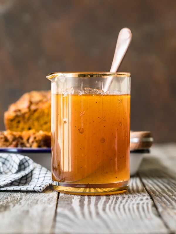 apple cider sauce in jar