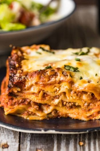 Lasagna with Meat Sauce Recipe - The Cookie Rookie®