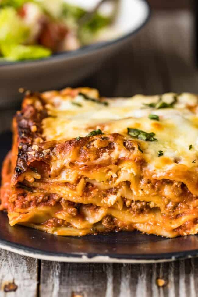 Best Lasagna with Meat Sauce Recipe - The Cookie Rookie®