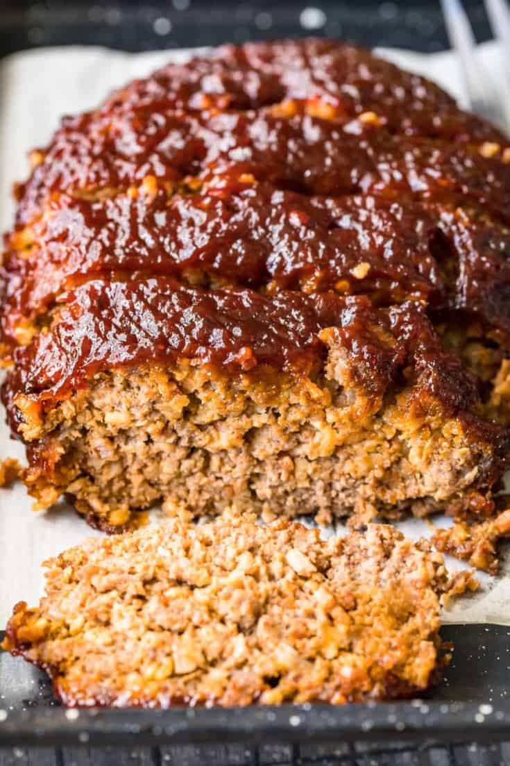 Bacon Meatloaf Recipe (Bacon Infused Meatloaf!) - The Cookie Rookie®